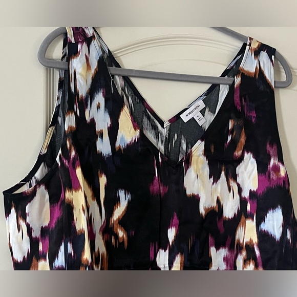 New! Nordstrom brand Women's Sleeveless Abstract Print Blouse Size 1X - Picture 6 of 13
